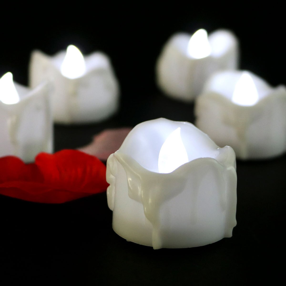 LED Kerzen Flammenlos Dekolicht
