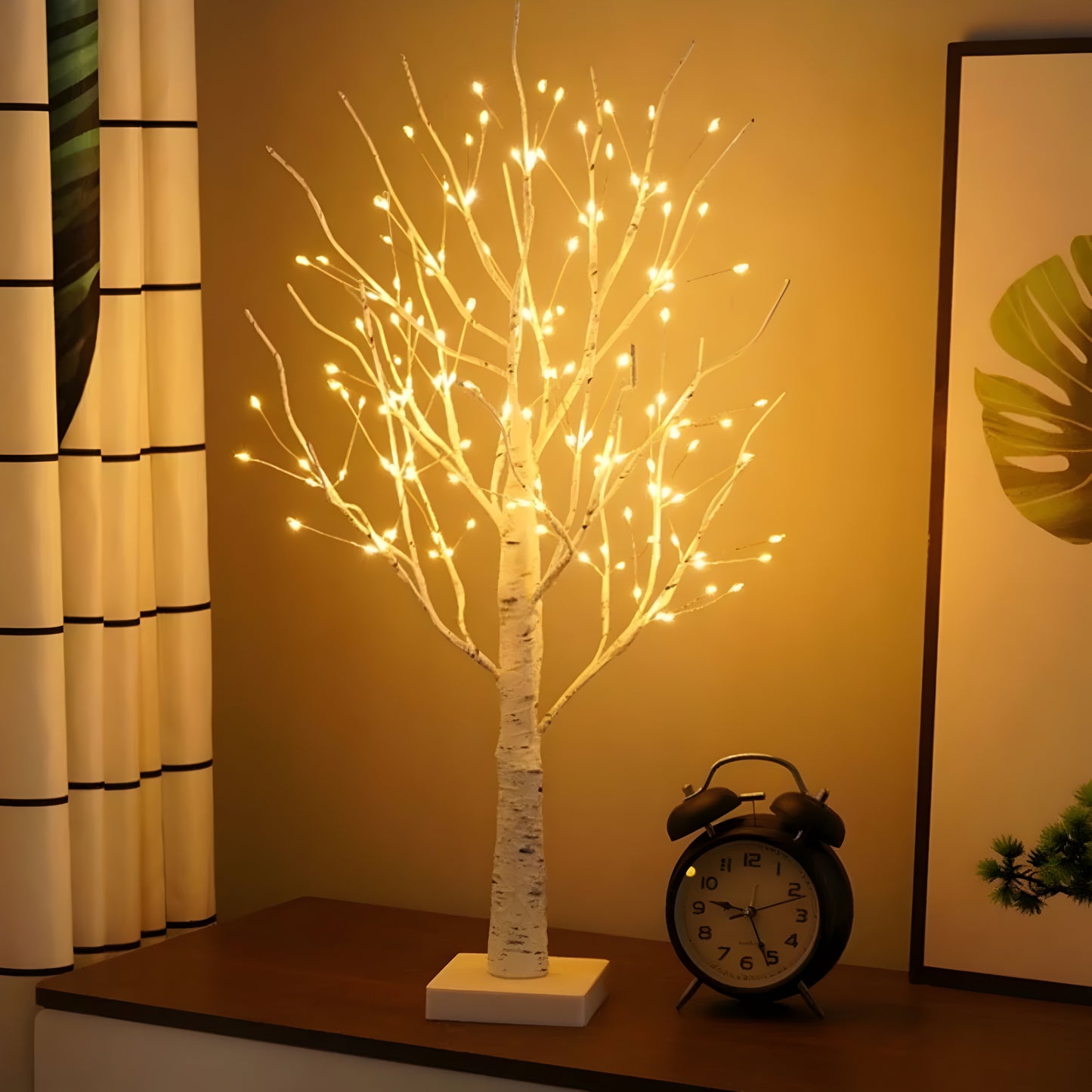 LED Deko Baum Lampe warmweiß für Wohnzimmer