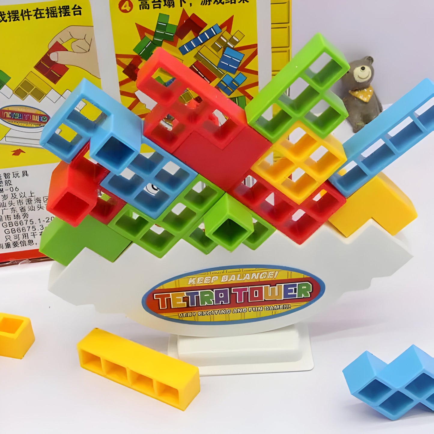 Spielzeug Bausteine Balance Turm Spiel