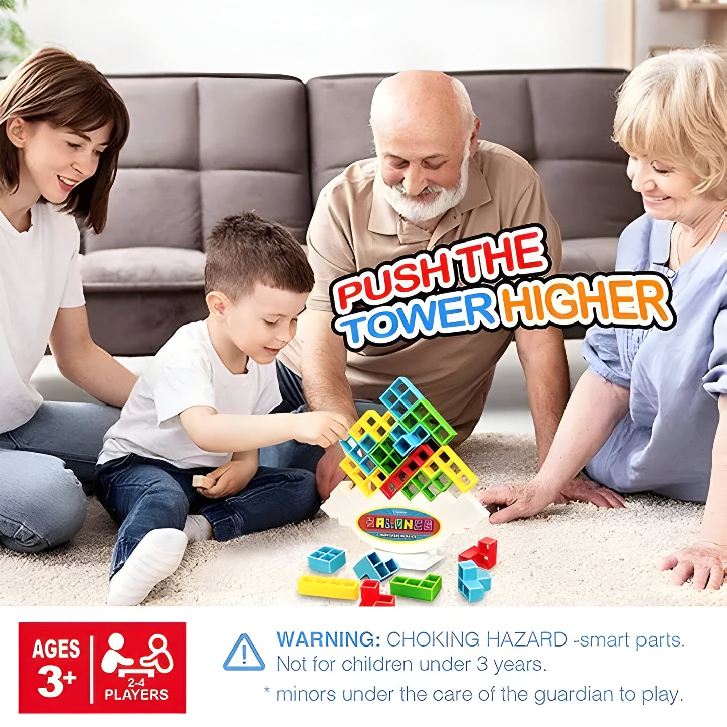Spielzeug Bausteine Balance Turm Spiel