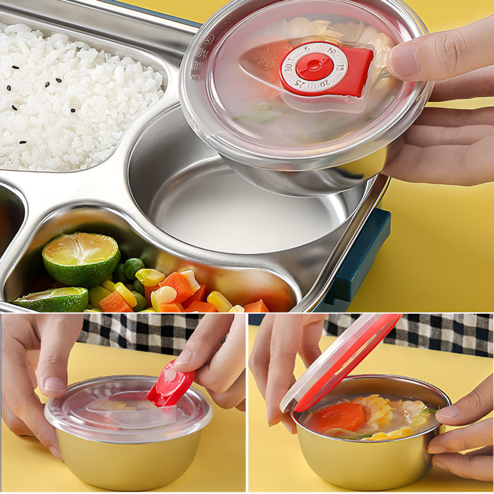 Edelstahl Lunchbox Auslaufsicher Mehrfachfächer