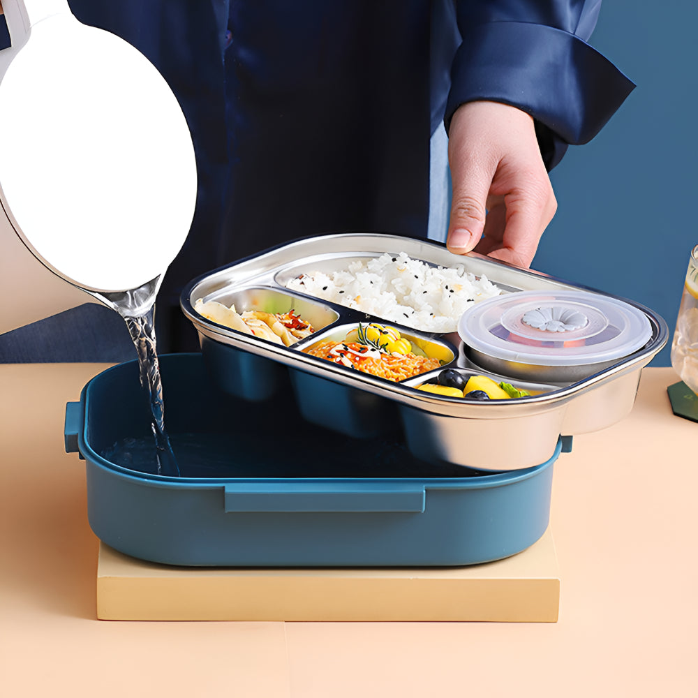 Edelstahl Lunchbox Auslaufsicher Mehrfachfächer