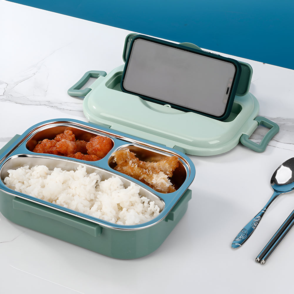 Edelstahl Lunchbox Auslaufsicher Mehrfachfächer