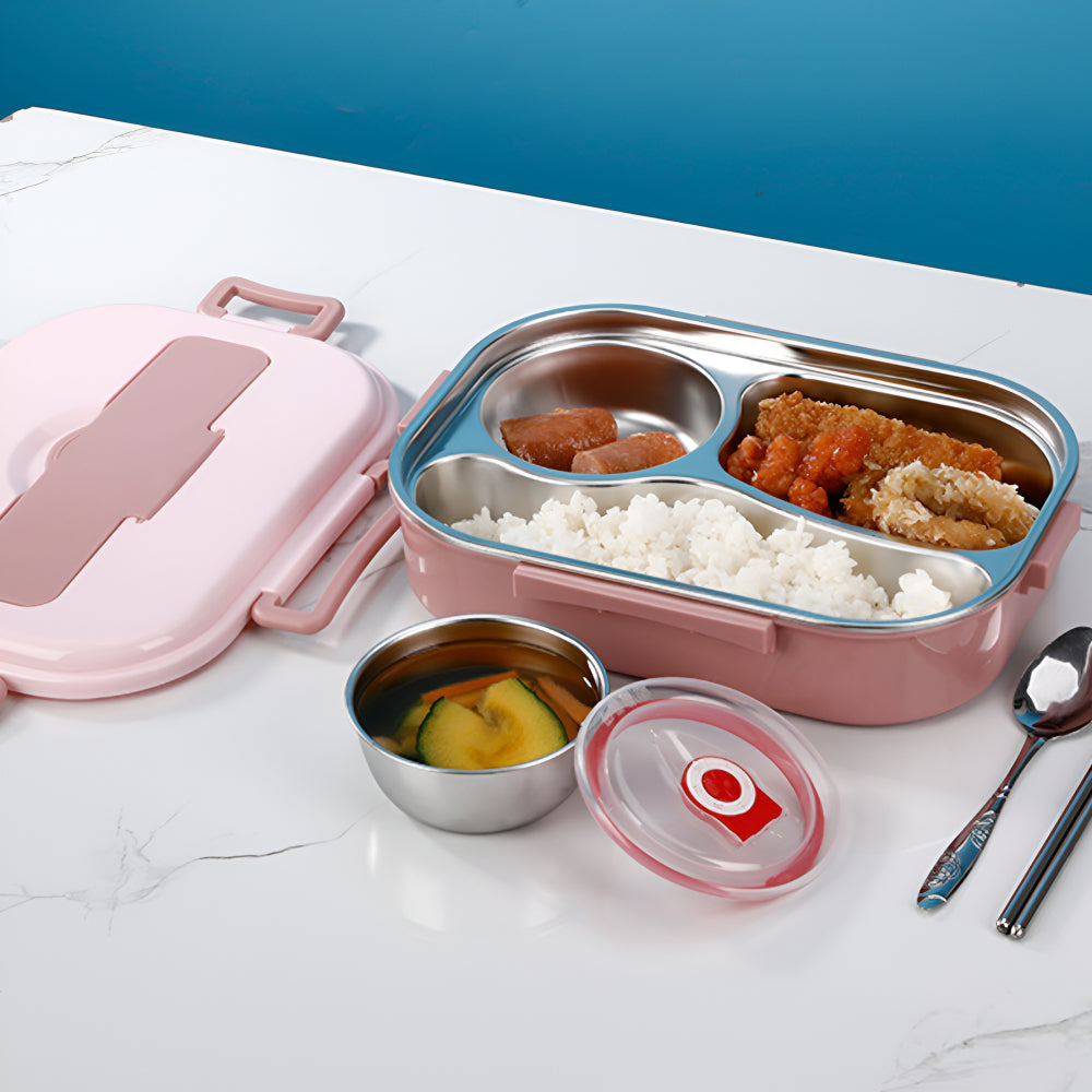 Edelstahl Lunchbox Auslaufsicher Mehrfachfächer