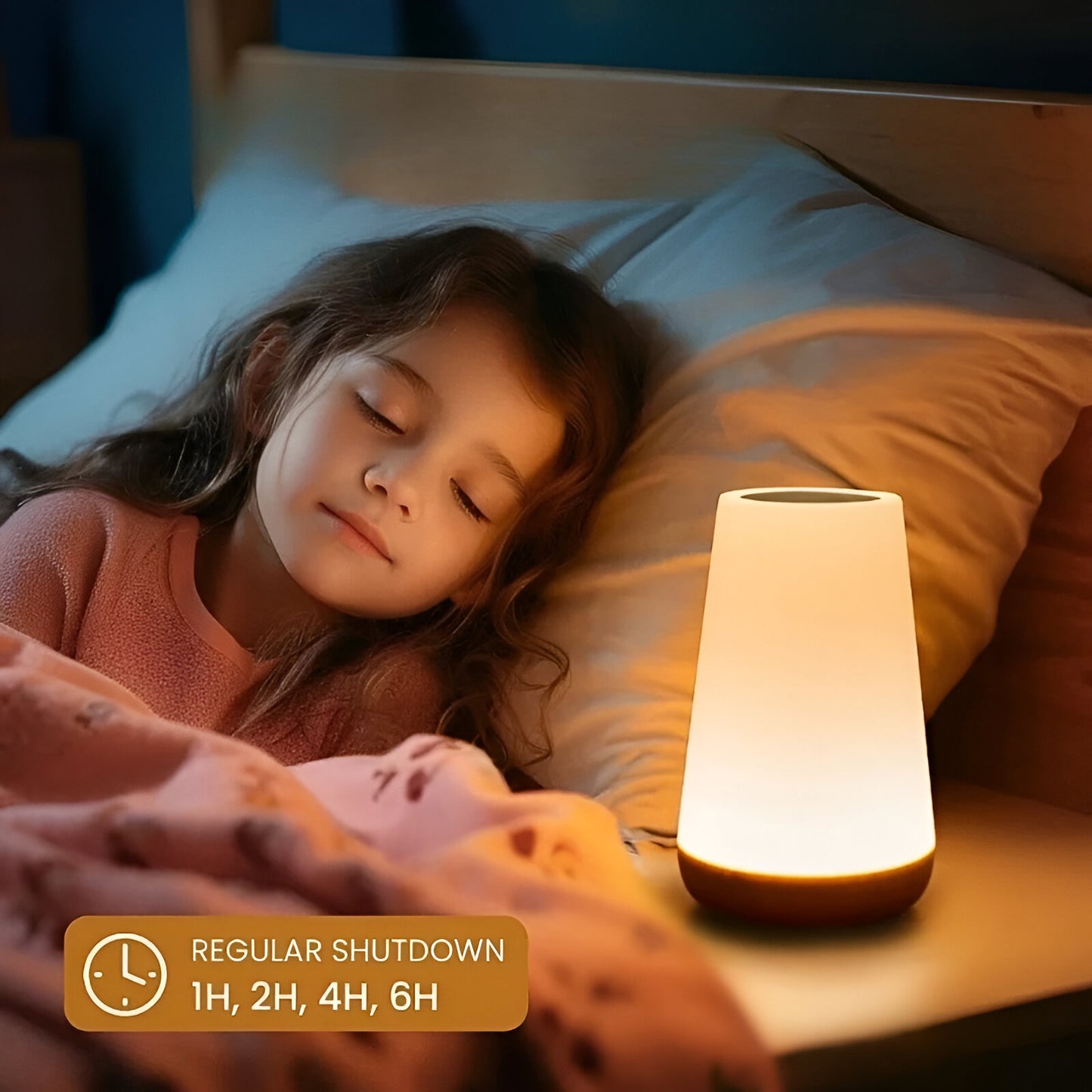 LED Nachttischlampe Dimmbar Farbwechsel Touch