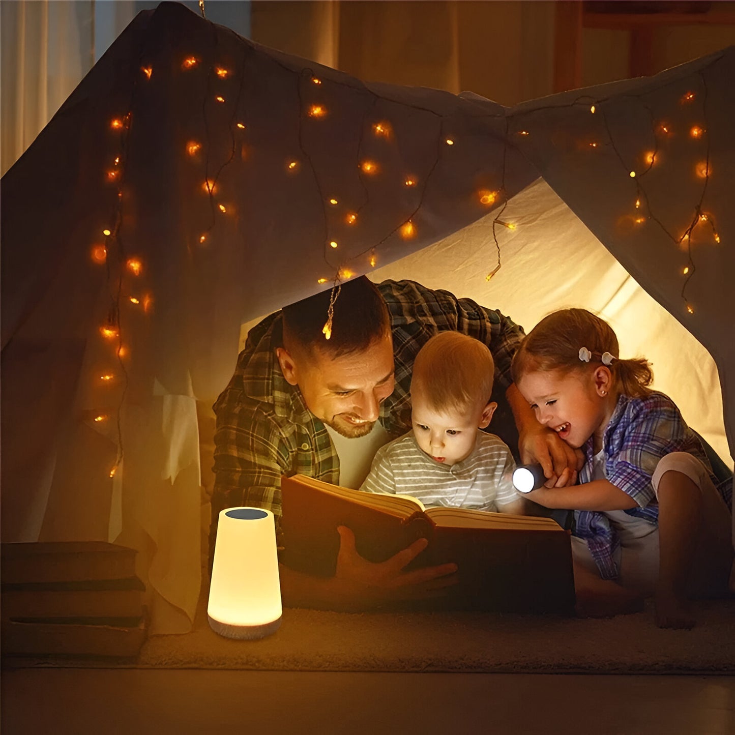 LED Nachttischlampe Dimmbar Farbwechsel Touch
