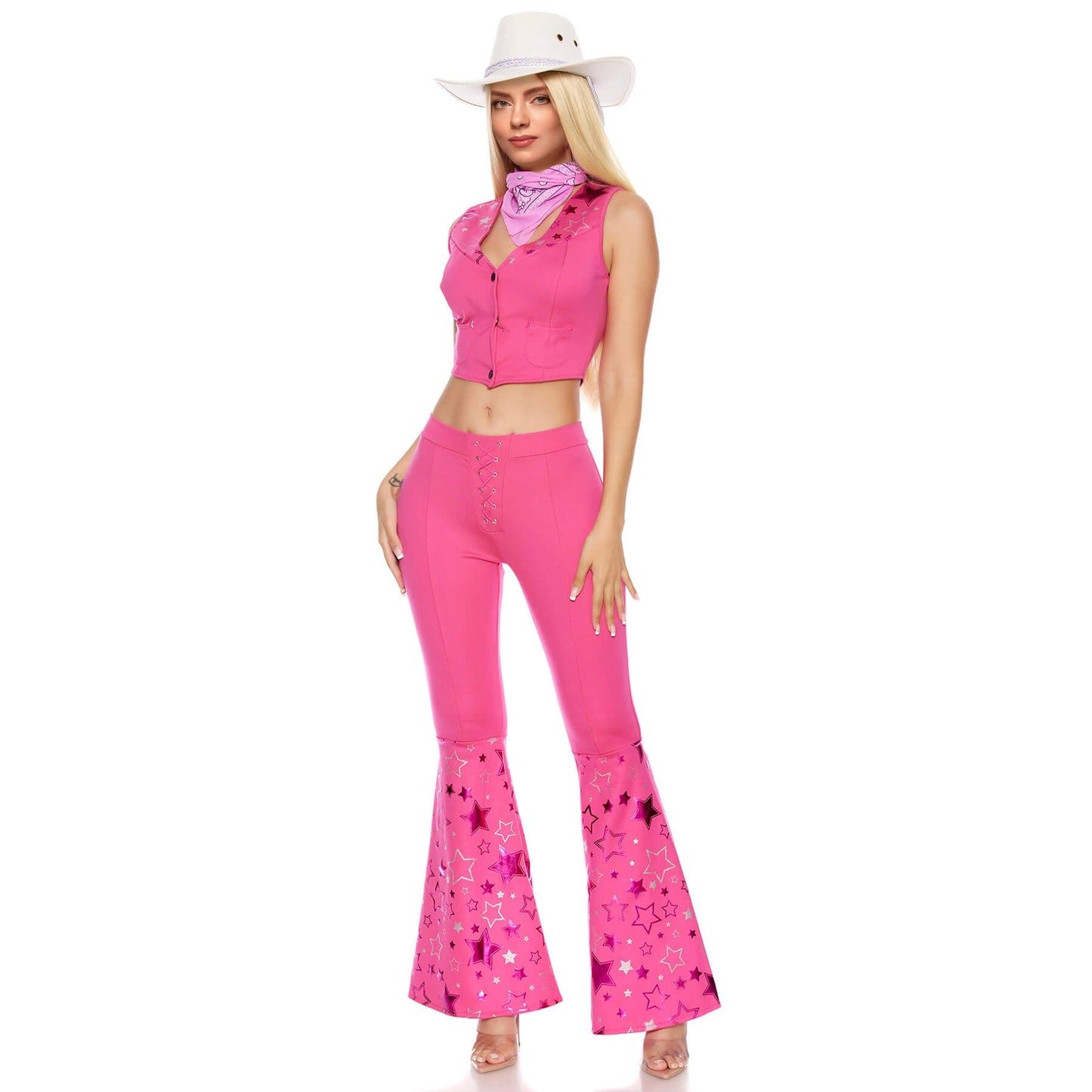 Halloween Western Paarkostüm Polyester Set