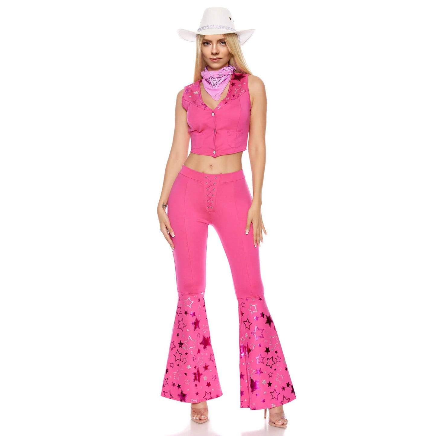 Halloween Western Paarkostüm Polyester Set