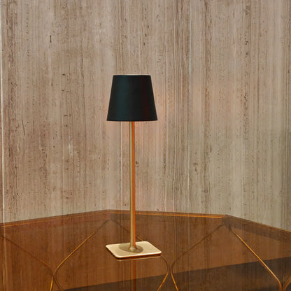 LED Tischlampe dimmbar Metall Akku modern