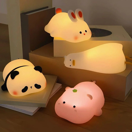 LED Nachtlicht Silikon Tier Kinderlampe