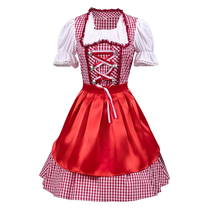 Damen Oktoberfest Dirndl Kleid 2025 | mit Dirndl Bluse