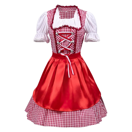 Damen Oktoberfest Dirndl Kleid 2025 | mit Dirndl Bluse