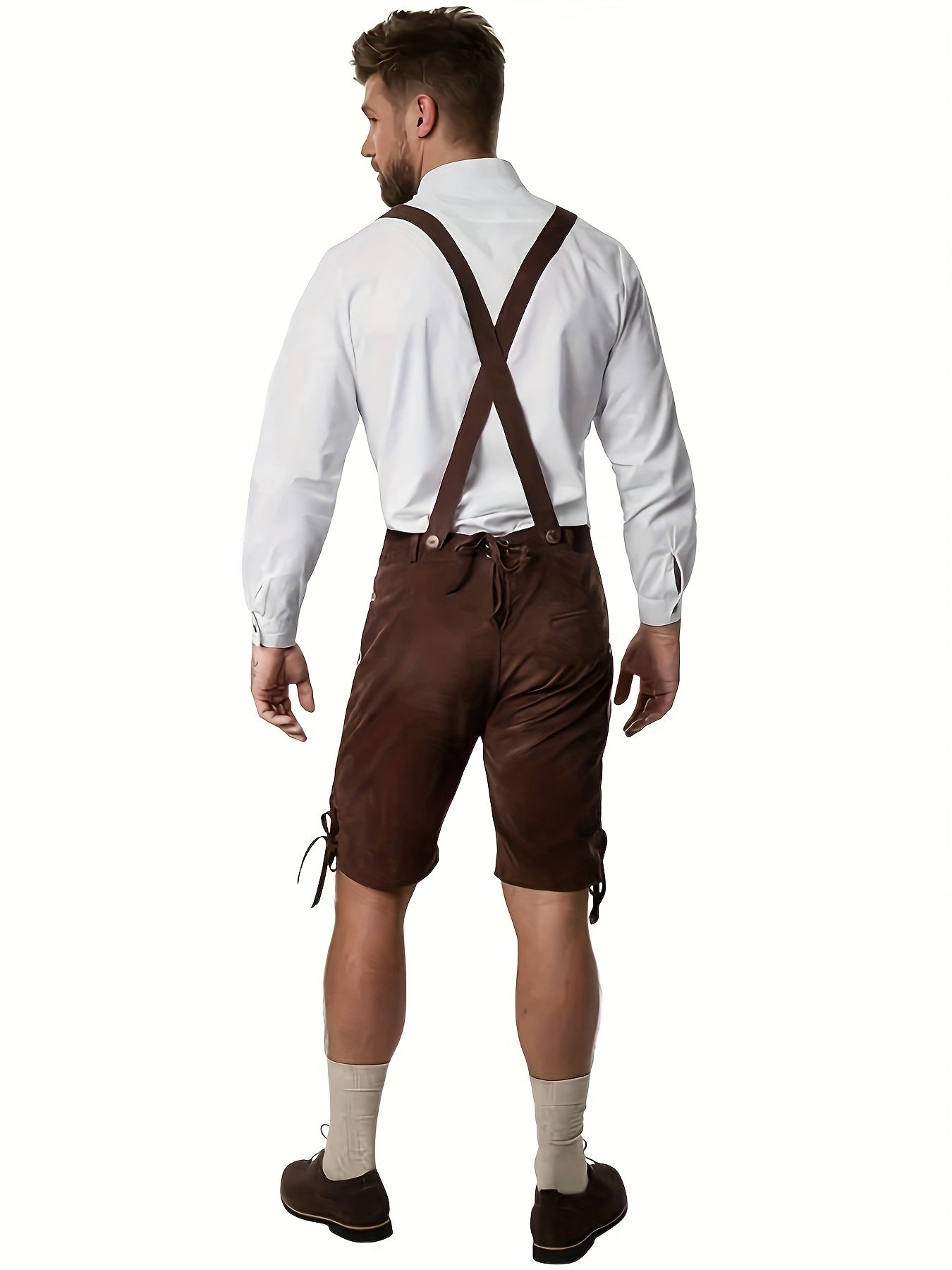Herren Oktoberfest Trachten Outfit 2025 | Mit Stickerei Hosenträger