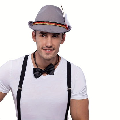 Oktoberfest Trachten Accessoire Set 2025 | Hut und Kniestrümpfe