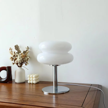 Tischlampe Glas Retro Design Wohnlicht