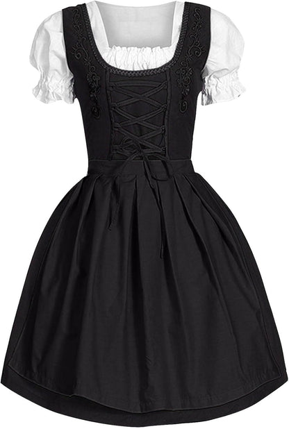 Damen Oktoberfest Dirndl Kleid Outfit | Mini