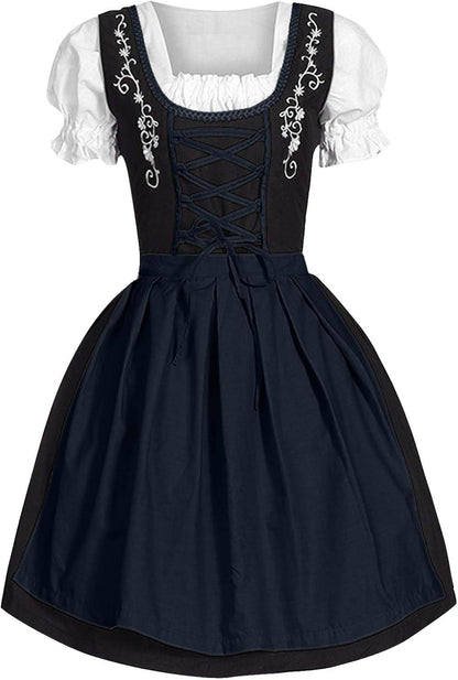 Damen Oktoberfest Dirndl Kleid Outfit | Mini