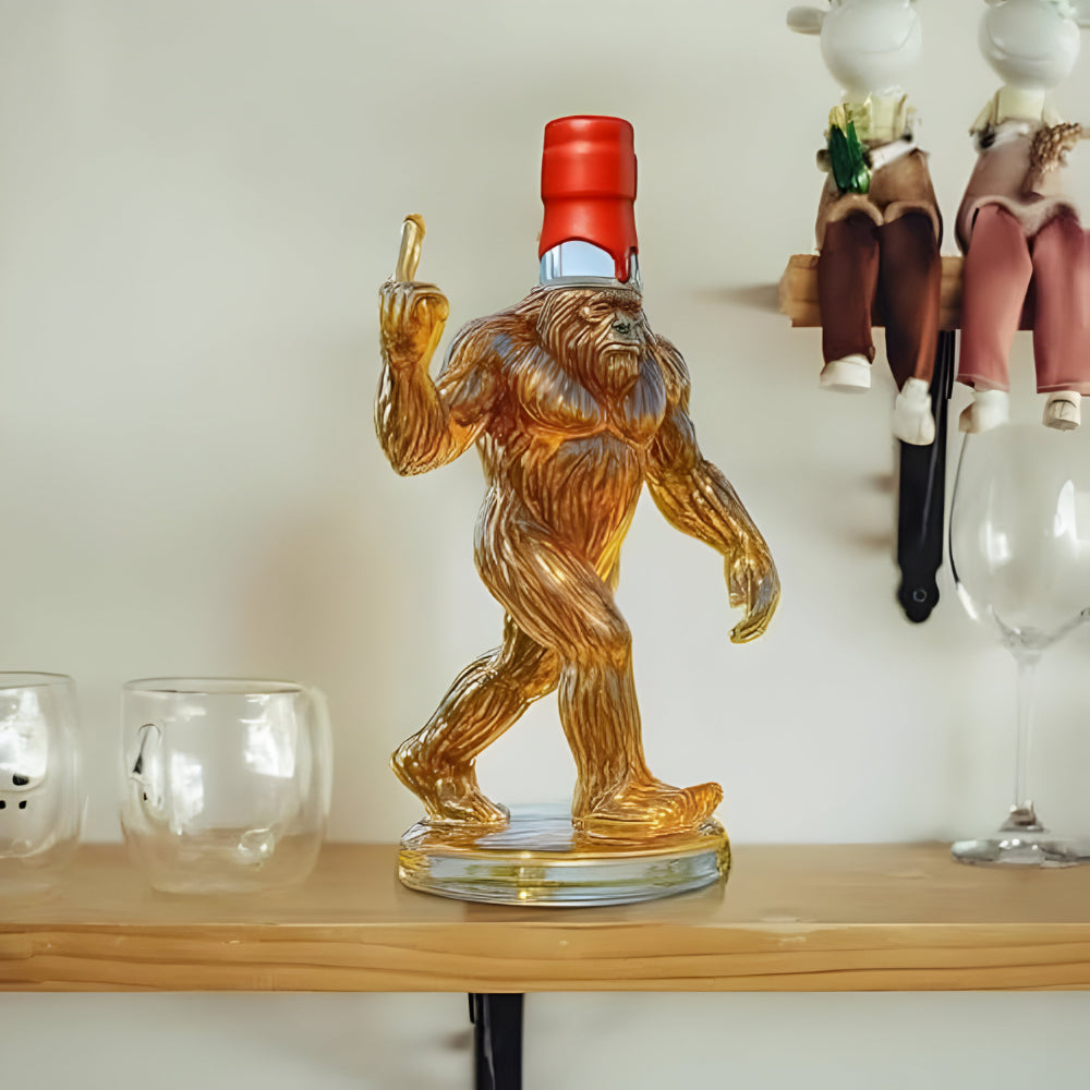 Whiskey Karaffe Lustiges Glasfiguren Design