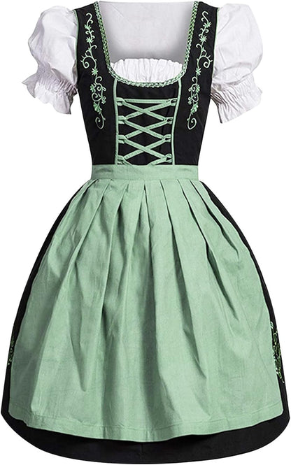 Damen Oktoberfest Dirndl Kleid Outfit | Mini