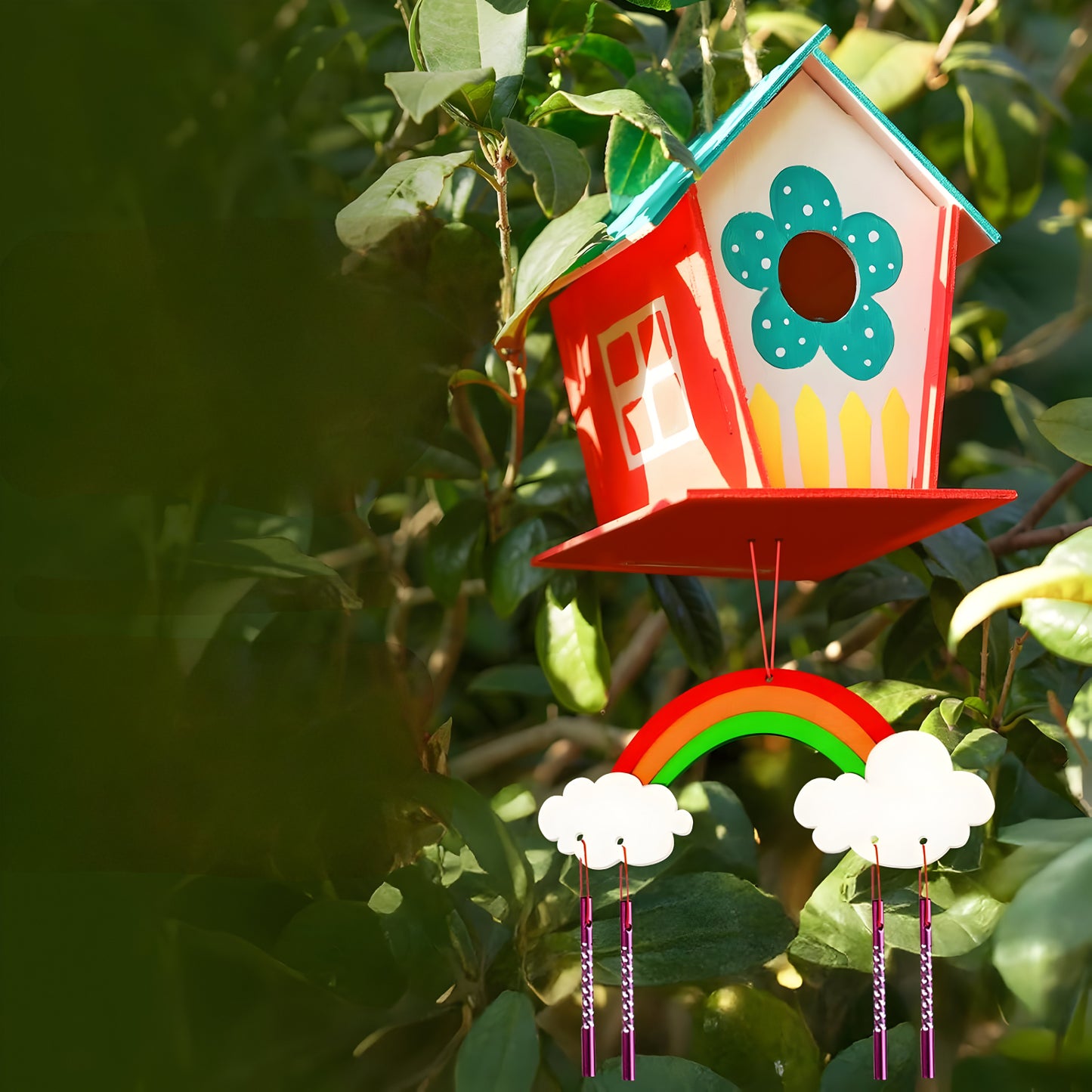 Vogelhaus Holz Bastelset Kinder DIY Malen