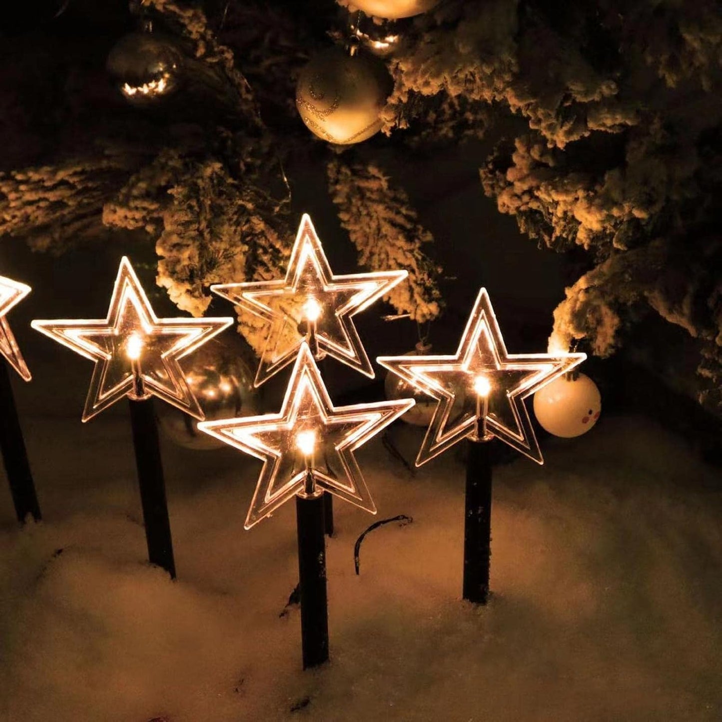 LED Gartenleuchten Stern Außen Weihnachten