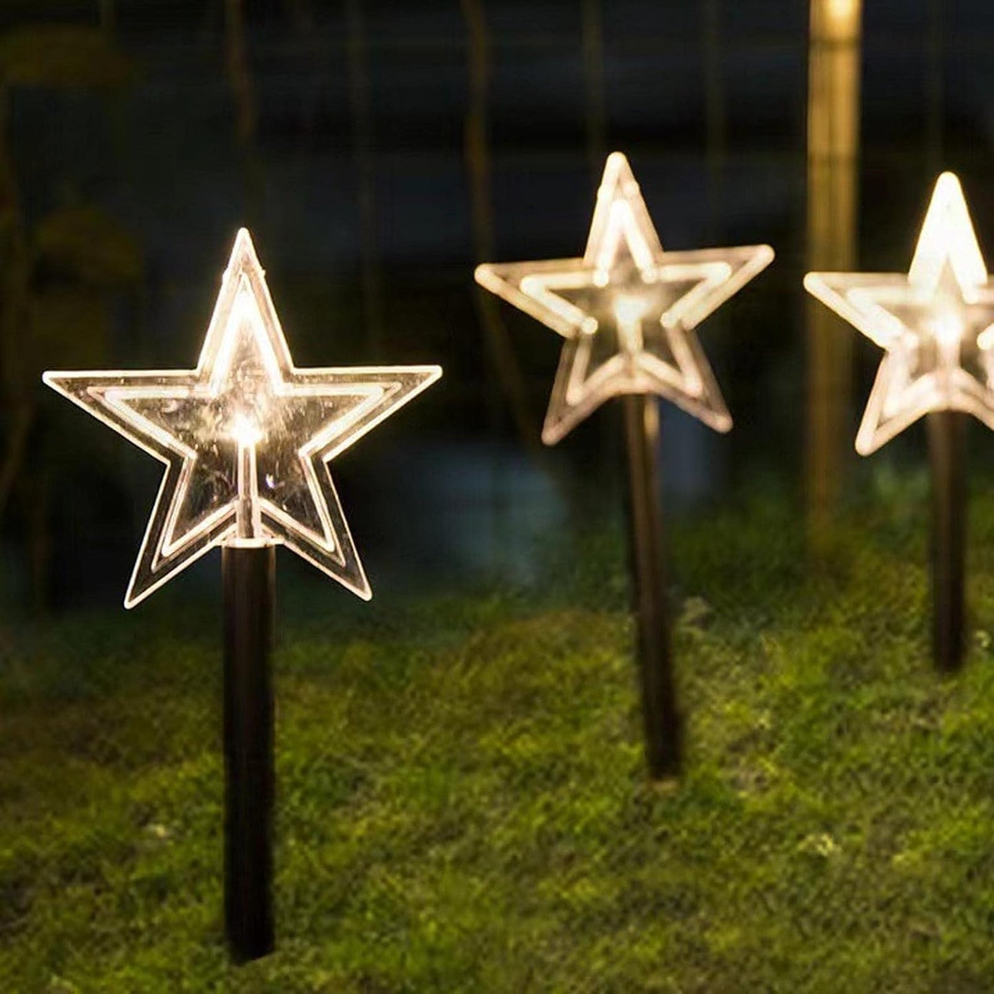 LED Gartenleuchten Stern Außen Weihnachten