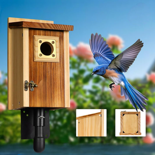 Vogelhaus Holz Wetterfest Nistkasten Außen