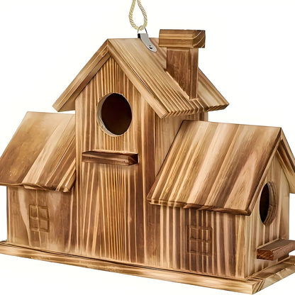 Vogelhaus Holz Rustikal Mehrfach Nistkasten