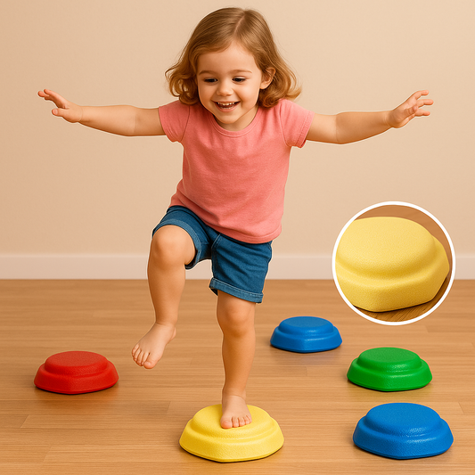 Balance Steine Kinder Rutschfest Outdoor Spielzeug