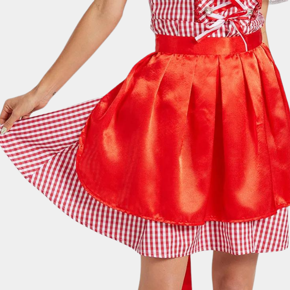 Damen Oktoberfest Dirndl Kleid 2025 | mit Dirndl Bluse