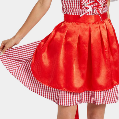Damen Oktoberfest Dirndl Kleid 2025 | mit Dirndl Bluse