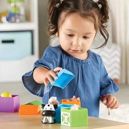 Montessori Lernspielzeug Silikon Bauernhof Tiere