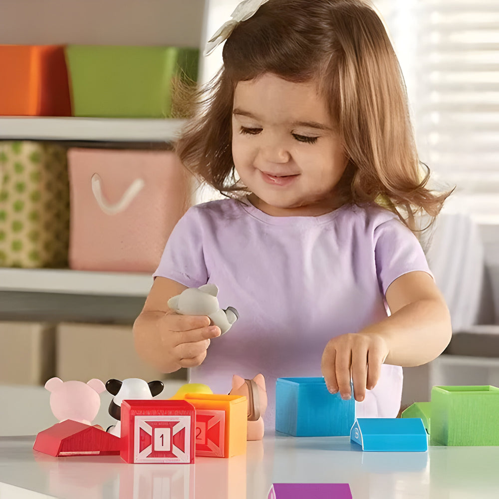 Montessori Lernspielzeug Silikon Bauernhof Tiere