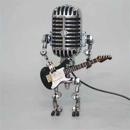 Tischlampe Industrie Stil Metall Roboter Design
