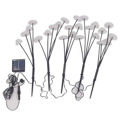 Solar Gartenleuchte Pilz Design für Außenbereich