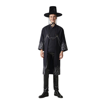 Kinder Schwarz Cosplay Outfit Set Kostüm