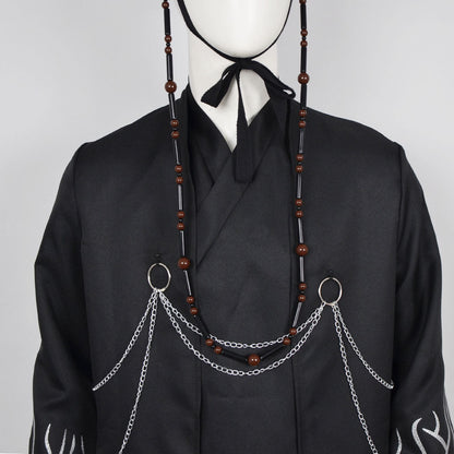 Kinder Schwarz Cosplay Outfit Set Kostüm