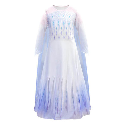 Kinder Prinzessin Kleid Blau Tüll Kostüm