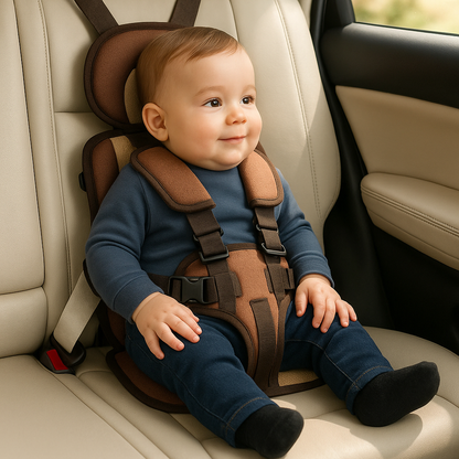 Kindersitz Auto Sicherheitsgurt Tragbar Blau