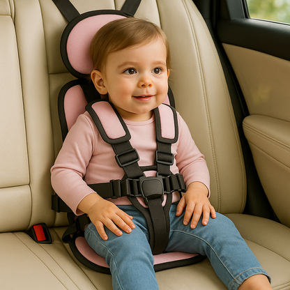 Kindersitz Auto Sicherheitsgurt Tragbar Blau
