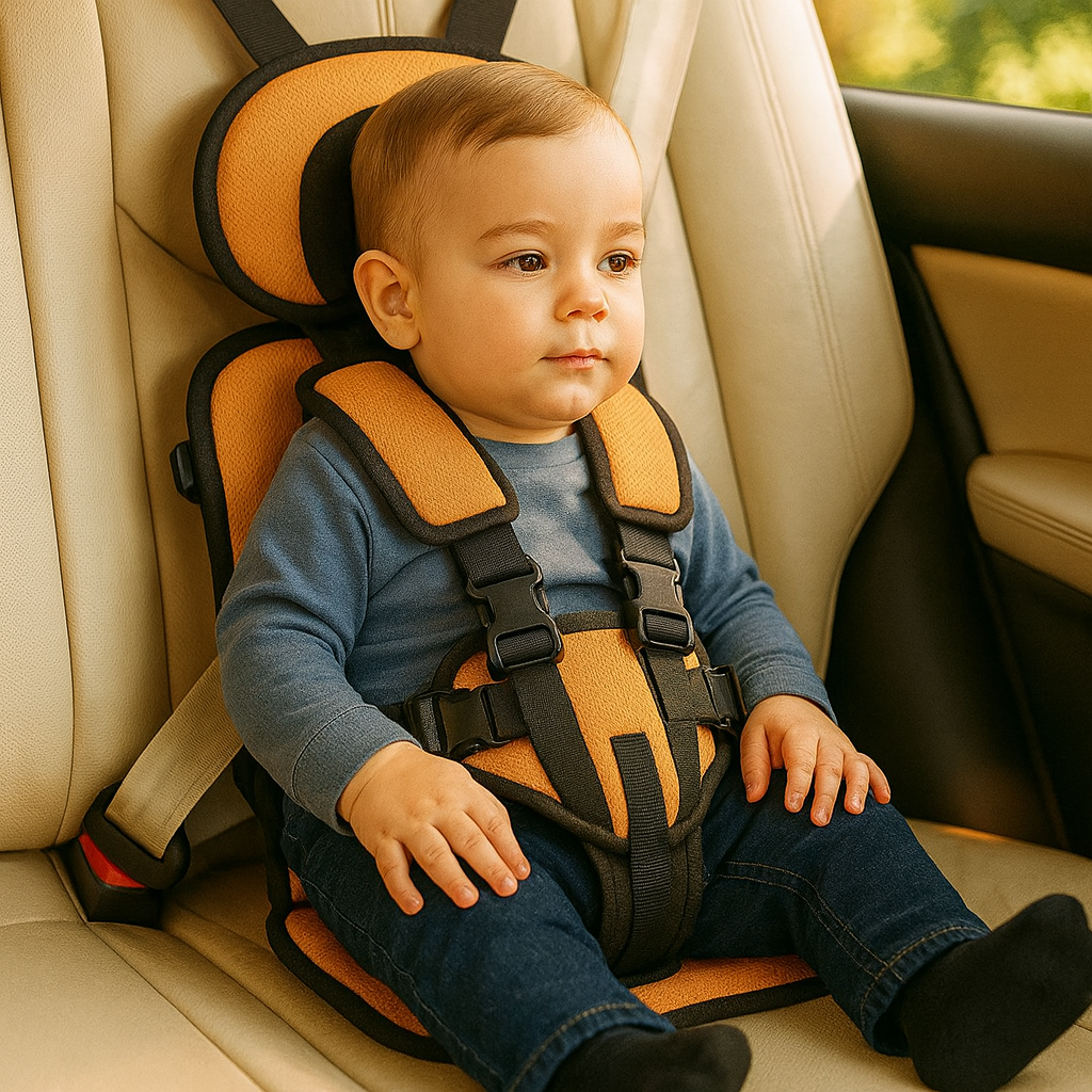 Kindersitz Auto Sicherheitsgurt Tragbar Blau