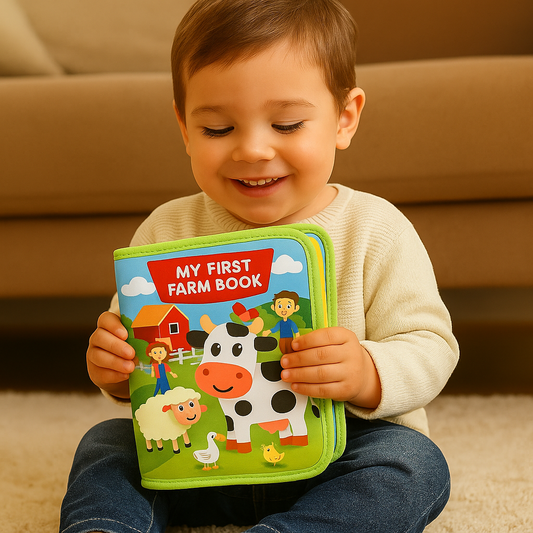 Lernbuch Kinder Interaktive Bauernhof Tiere