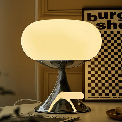 Tischlampe Glaschrom Retro-Design