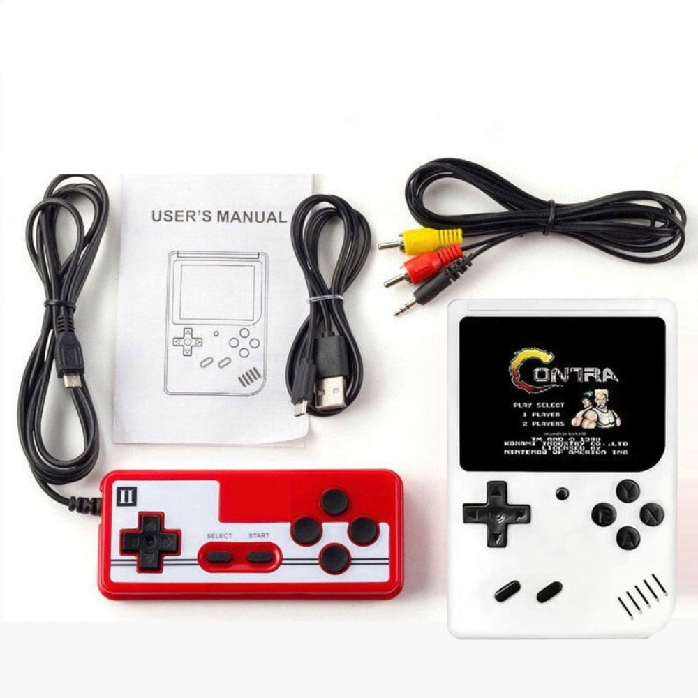 Retro Handheld Spielkonsole mit 400 Klassikern