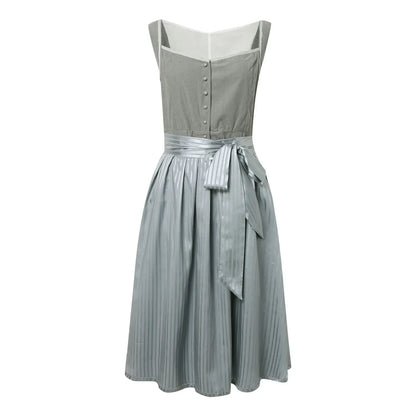 Damen Oktoberfest Kleid 2025 Langarm Elegant