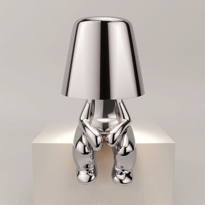 Tischlampe Gold Modern Designfigur LED Licht