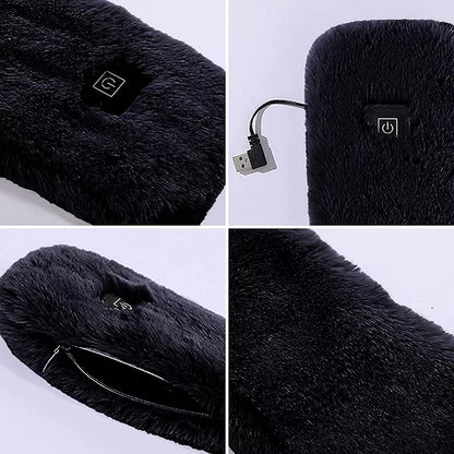 Schal Beheizbar Fleece USB Winter Warm