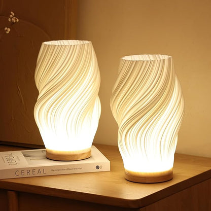 LED Tischlampe Modern Weiß Kunststoff Dimmbar
