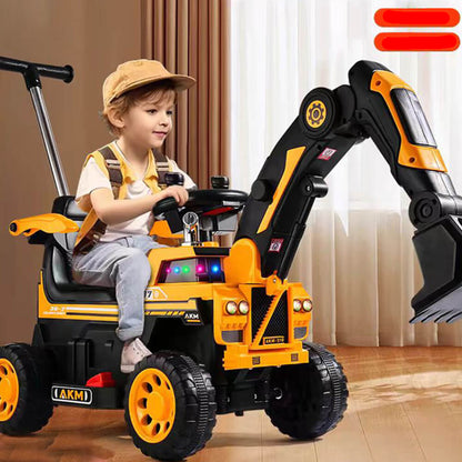 Kinder Elektrobagger Spielzeug 6V Sitzbagger mit Schaufel Licht