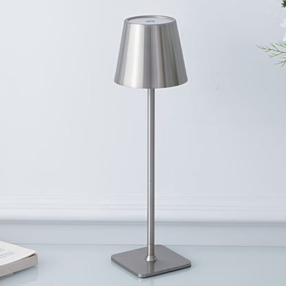 LED Tischlampe dimmbar Metall Akku modern